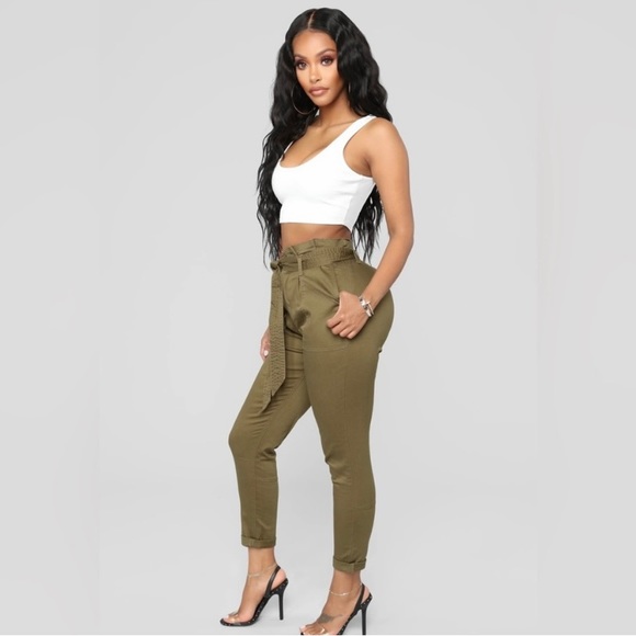 🈹 FashionNova High Waisted High Rise Pants - Picture 2 of 14
